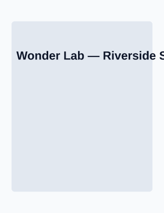 Wonder Lab — After School Programs flyer template