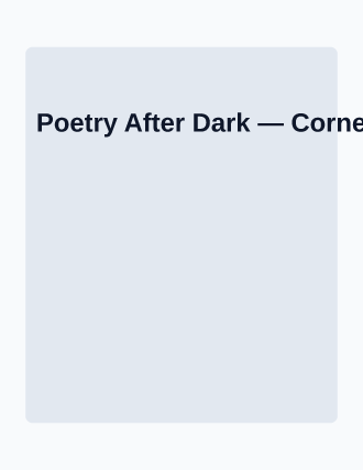 Poetry After Dark — Print Ready template