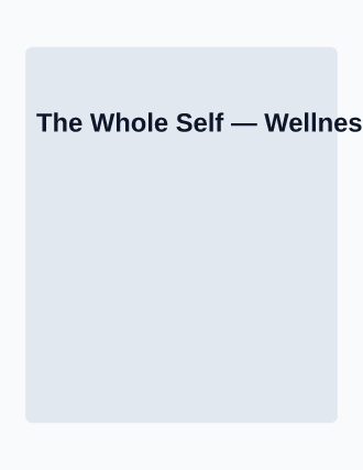 The Whole Self — Speakers template