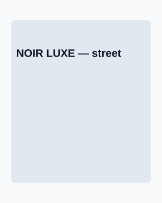 NOIR LUXE — Product Drops & Promos template