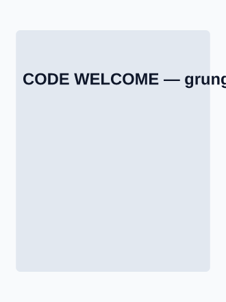 CODE WELCOME — Product Drops & Promos template