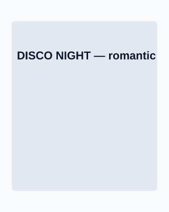 DISCO NIGHT — Style & Era Campaigns fashion2 template