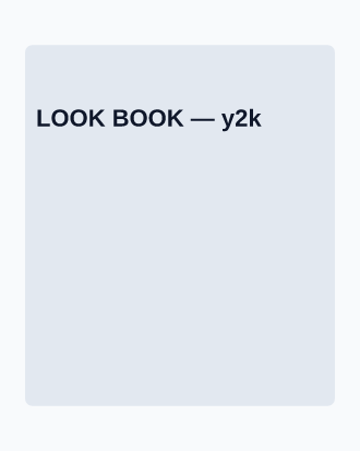 LOOK BOOK — Lookbook & Collection template