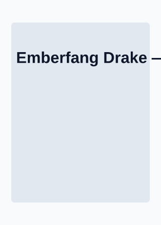 Emberfang Drake — Fantasy TCG — Fantasy TCG template