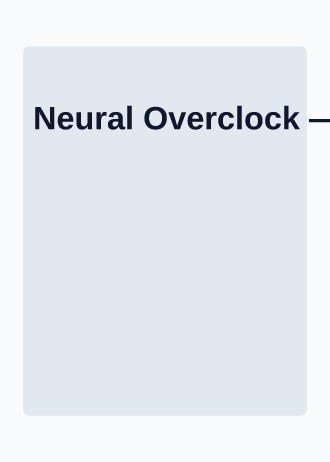 Neural Overclock — Sci-fi TCG — Sci-fi TCG gamecard template