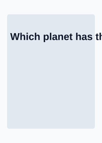Which planet has the most moons? — Kids & Casual — Kids & Casual template