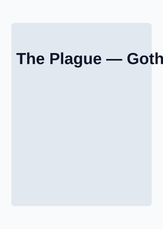 The Plague — Gothic & Horror — Gothic & Horror template