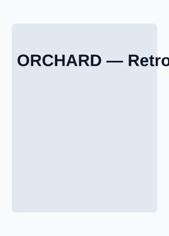 ORCHARD — Retro Arcade — Retro Arcade template