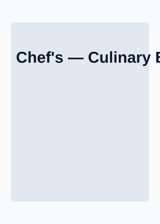 Chef's — Culinary Battle — Culinary Battle template