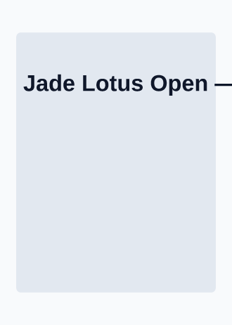 Jade Lotus Open — Martial Arts — Martial Arts template