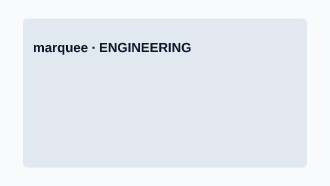 Engineering — marquee — Engineering template