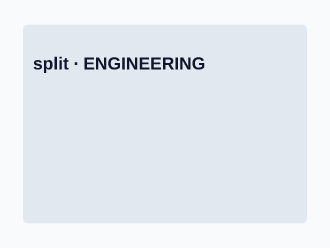 Engineering — split — Engineering graphic template
