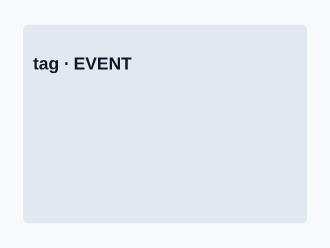 Event — tag — Event template