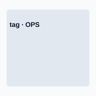 Ops — tag — Ops template