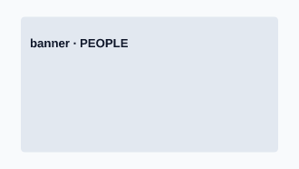 People — banner — People graphic template