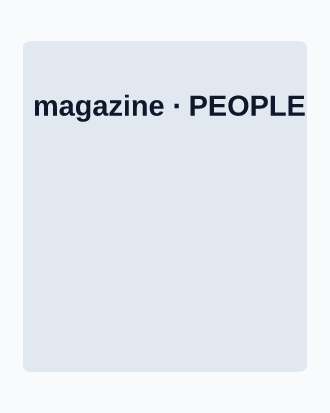 People — magazine — People graphic template