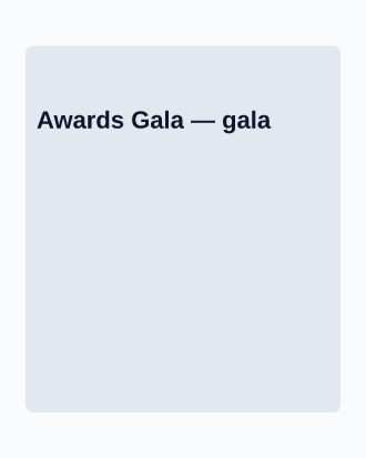 Awards Gala — Office & Community Socials template