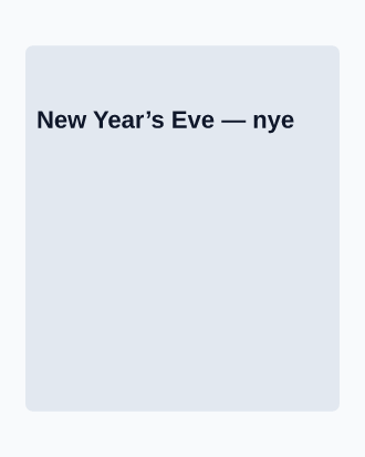 New Year’s Eve — Office & Community Socials invite-events template