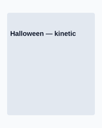 Halloween — Cultural & Seasonal invite-events template