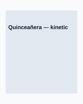 Quinceañera — Parties & Celebrations template