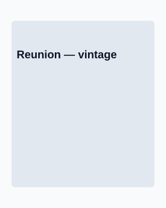Reunion — Parties & Celebrations invite-events template