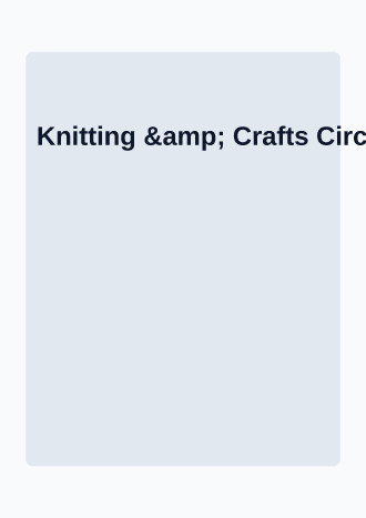 Knitting & Crafts Circle — Office & Community Socials invite-events template
