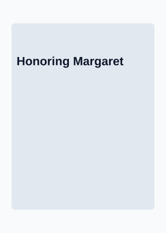 Honoring Margaret — Birthday invitation template