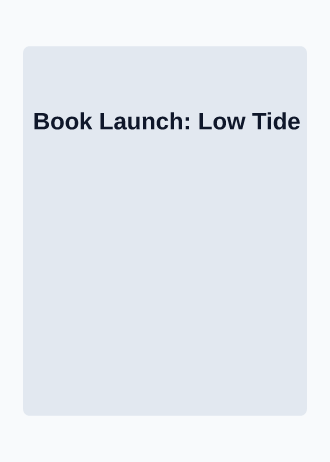 Book Launch: Low Tide — Corporate invitation template