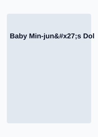 Baby Min-jun's Dol — Baby & Family invitation template