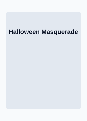 Halloween Masquerade — Holiday invitation template