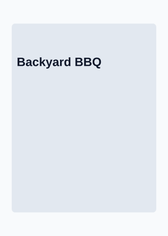 Backyard BBQ — Social invitation template
