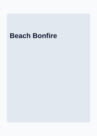 Beach Bonfire — Social invitation template