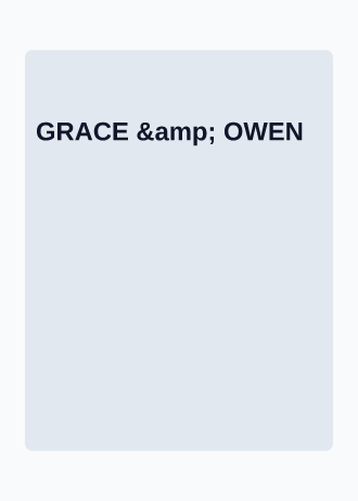 GRACE & OWEN — Wedding invitation template