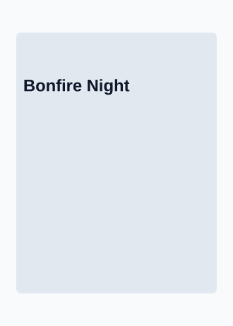 Bonfire Night — Holiday invitation template