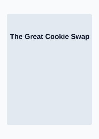 The Great Cookie Swap — Holiday invitation template