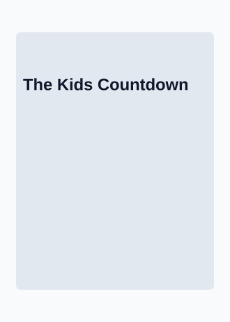 The Kids Countdown — Holiday invitation template