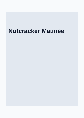 Nutcracker Matinée — Holiday invitation template