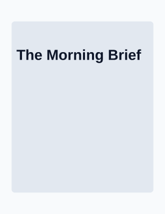 The Morning Brief — masthead landing — Media template