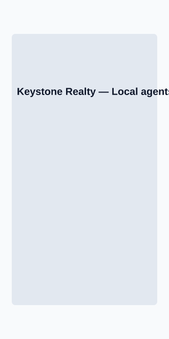 Keystone Realty — Micro Sites html5 microsite template