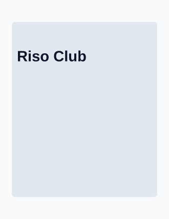 RISO CLUB* — zine landing — Subscription html5 landing page template
