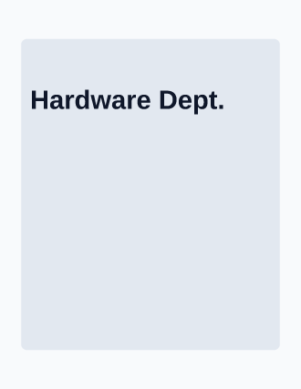 HARDWARE DEPT. — catalog landing — E-Commerce template