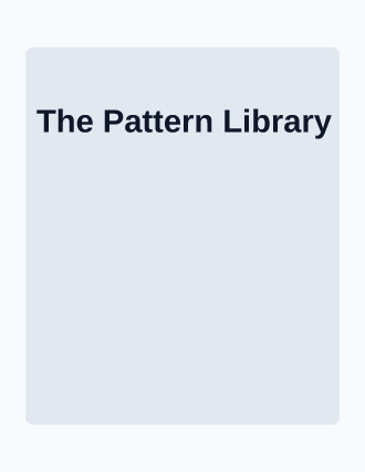 The Pattern Library — index-toc landing — Digital-Product html5 landing page template