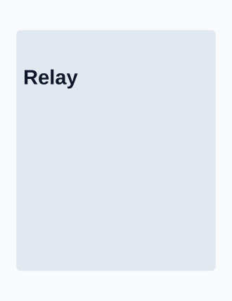 relay* — orbit landing — Consumer-App template