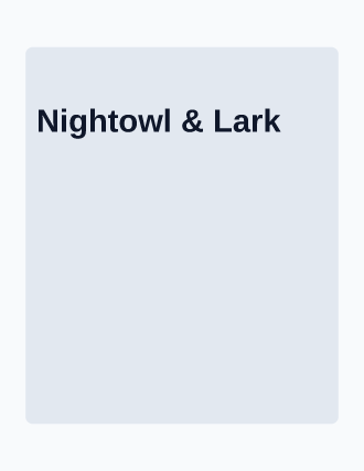Nightowl & Lark — duotone-split landing — Subscription template