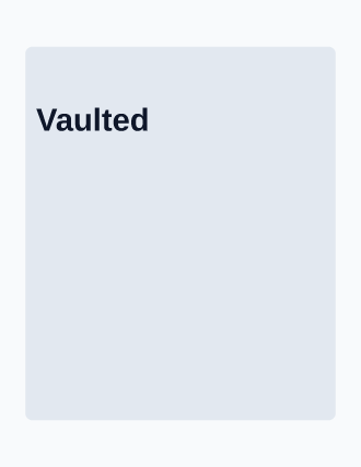 Vaulted — accordion-strip landing — Fintech template
