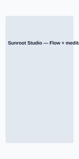 Sunroot Studio — Micro Sites html5 microsite template