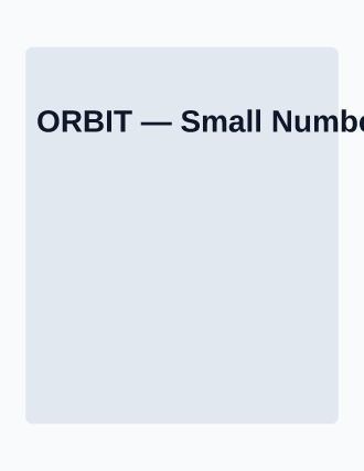 ORBIT — Small Numbers — Science & Ideas magazine template