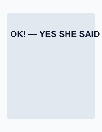 OK! — YES SHE
SAID YES — Celebrity & Gossip template