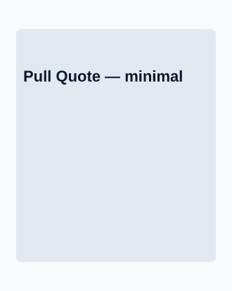 Pull Quote — Fashion & Style template