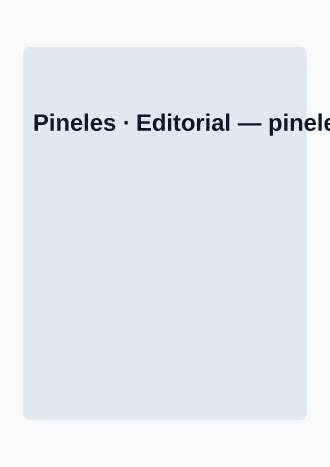 Pineles · Editorial — Editorial magazines2 template